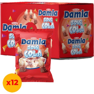Tayaş Damla Gummy Jell 80 Gr Ekşili Kola