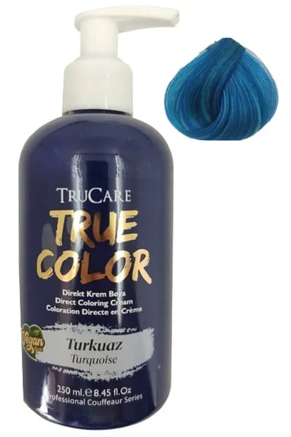 Trucare Truecolor Renkli Saç Boyası Turkuaz 250ml