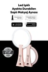 Proco Beauty Pro Led Işıklı Ayakta Durabilen Makyaj Aynası - Şarj Edilebilir Uzun Ömürlü Kullanım ( Beyaz, Pembe)