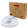 Nisaluce E2002-pt ( Sensörlü ) ( Beyaz ) Glop Armatür Kafesi ( E27) ( Plastik ) (ıp20) (220w)