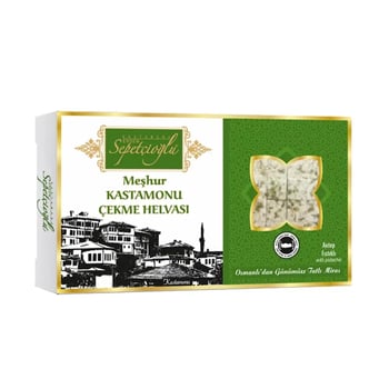 Kastamonu Meşhur Sepetçioğlu Antep Fıstıklı Çekme Helva 180g