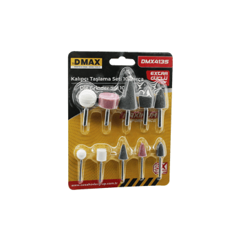 Dmax Dmx-4135 ( 10pcs ) Kalıpcı Taşlama Seti (temizleme & Parlatma & Çapak Alma & Pas Sıyırma)