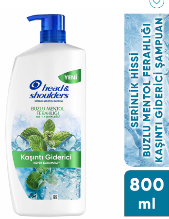 H&s Şampuan Buzlu Mentol Kaşıntı Giderici 800ml