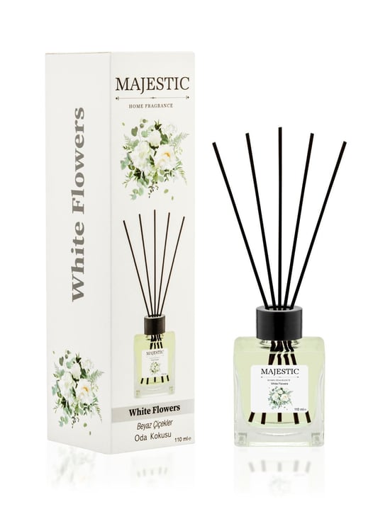 Majestic Çubuklu Oda Kokusu 110 Ml Beyaz Çiçekler