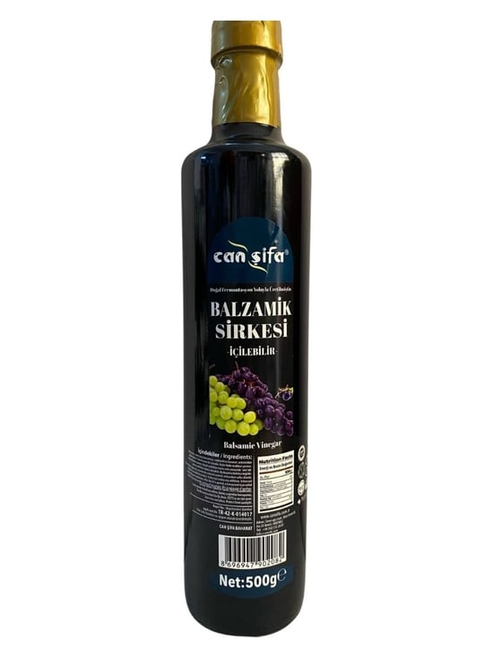 Canşifa İçilebilir Doğal Fermantasyon Balzamik Sirkesi 500 Ml