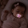 Wee Baby 2'li Gece Gündüz Damaklı Silikon Emzik 0-6 Ay (saklama Kabı Hediyeli) Pembe