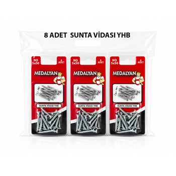 Medalyan Dl-07 ( 5x50 ) ( 8pcs ) Sunta Vidası