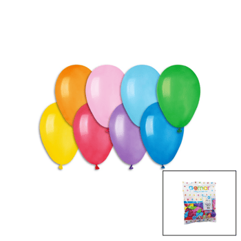 Gemar-a70 9/a Klasik Renkli Balon #086 ( 7'' & 19cm & 100pcs )