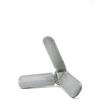 No-vo T30-03 ( Kristal ) ( 3 Kollu ) ( Pervane Modeli ) Beyaz Led Lamba Ampul ( 24w & E27 )