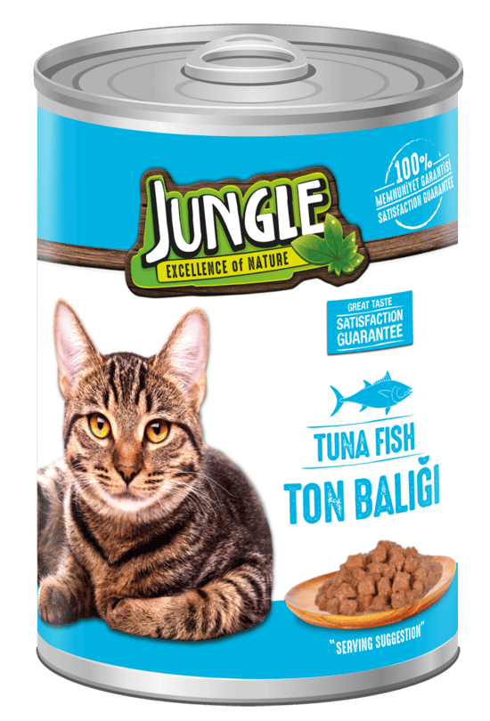 Jungle 400 Gr Konserve Kedi Maması Ton Balıklı  Jngk-004
