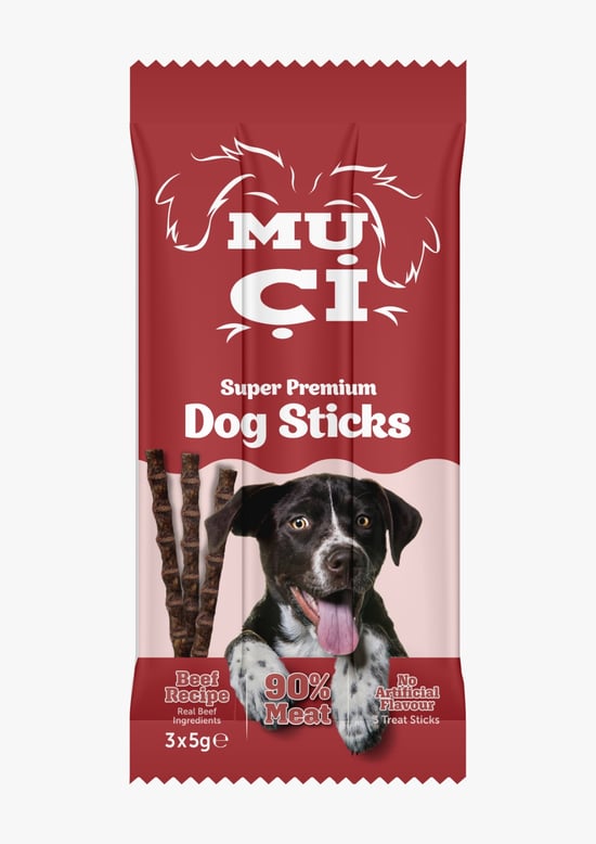 Muçi Ödül Çubuğu Dog Stick 3 Lü Kuzu Etli