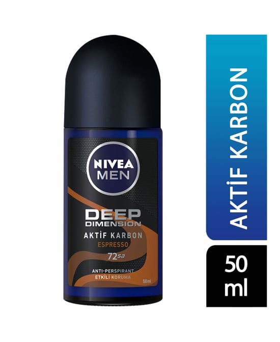 Nivea Roll On 50 ml Erkek Deep Dimension Espresso