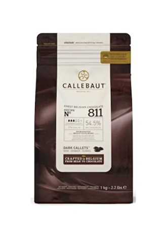 Callebaut 811 Bitter Drop Çikolata 1 Kg