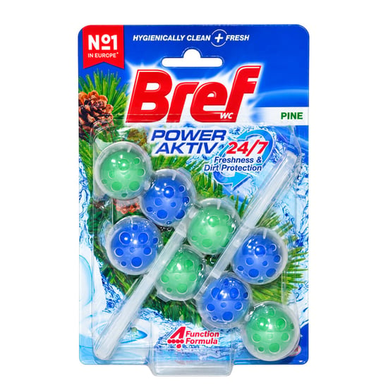 Bref Power Aktiv Klozet Blok Çam Kokulu 50gr X 2'li Paket