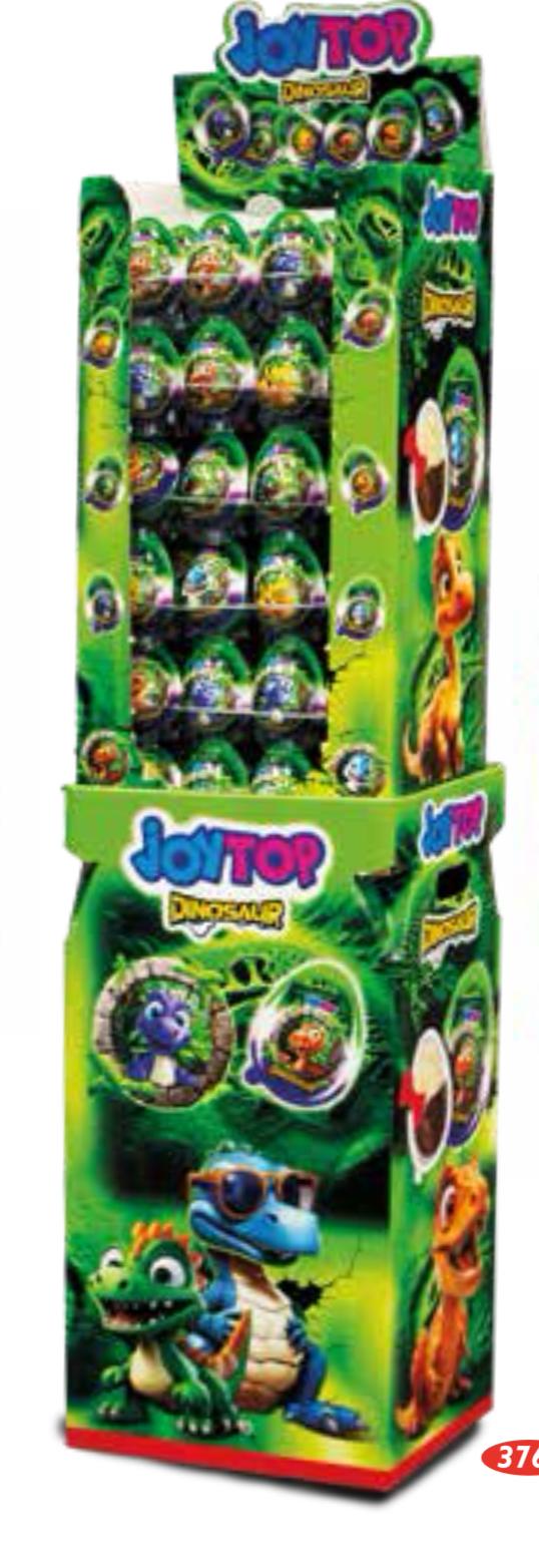 Bonart Dinazor Oyuncaklı Çikolatalı Yumurta 20 Gr (Büyük Boy Standlı)