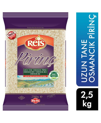 Reis Uzun Tane Osmancık Pirinç 2,5 Kg