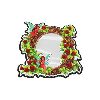 Lotus Lts-fly126 Desenli Aynalı Duvar Sticker