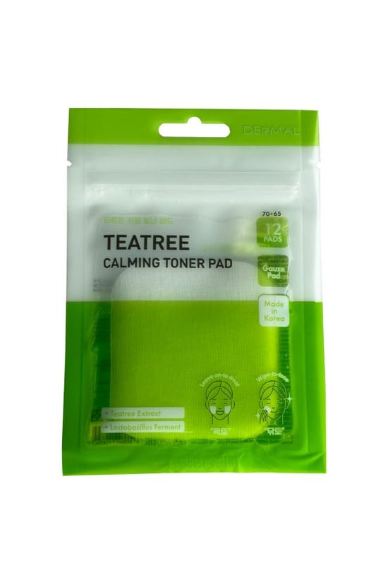 Dermal Çay Ağacı Yatıştırıcı Siyah Nokta Azaltıcı Sebum Kontrol Tonik Pedi 12 Adet
