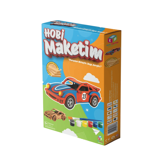 Hobi Eğitim Dünyası Hobi Maketim Araba Kutu Oyunu