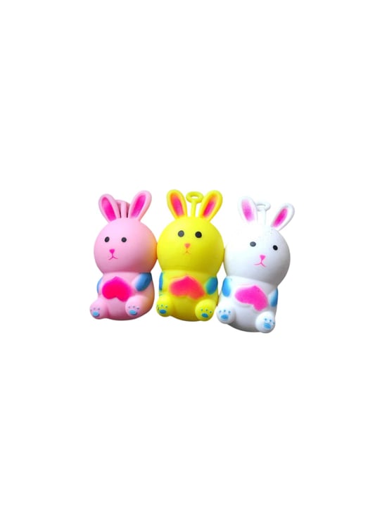 Sıkmalı Elastik İçi Dolgulu Yumuşak Sevimli Tavşan Sukuşi (squishy)