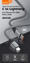 Tsmart 30W Usb-C To Lightning iPhone Hızlı Şarj Kablosu TS-K20