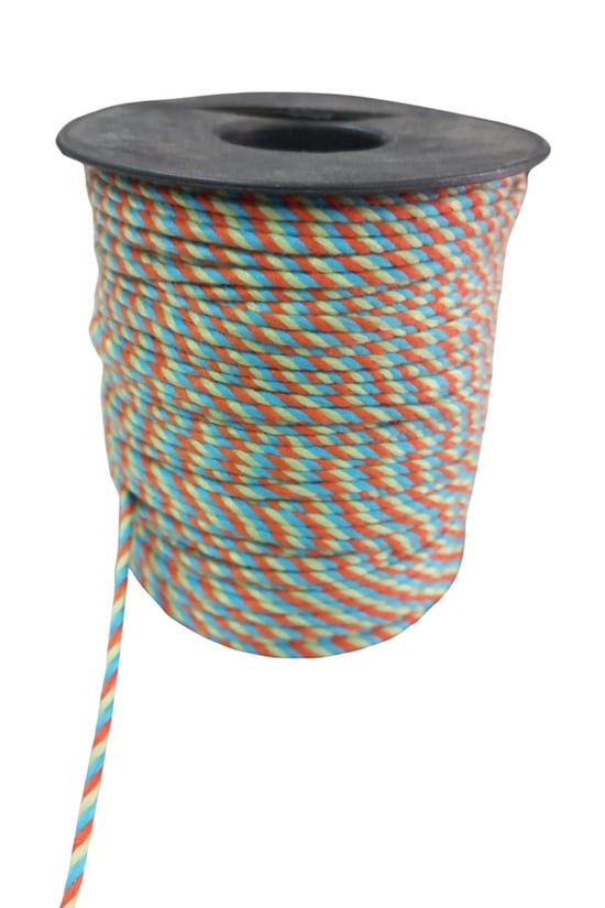 Bileklik İpi, Hediye Paketleme İpi, Şans, Bereket, Aşk, Şifa, Güç 5 Mm Pamuk 5 Metre Yeşil