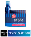 Snob Erkek Parfümü Edt 100 Ml + Deodorant 150 Ml