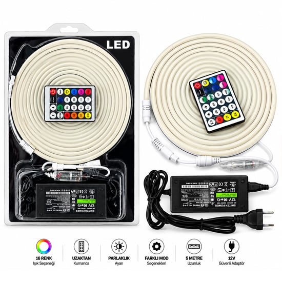 İnura Global Neon Şerit Led 5 M 12 V Cxy-1205 Sdr-led-105