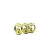 İ12-127 ( Elma - Kalp & Büyük ) ( Gold & Seramik ) Biblo & Dekoratif Süs Eşyası