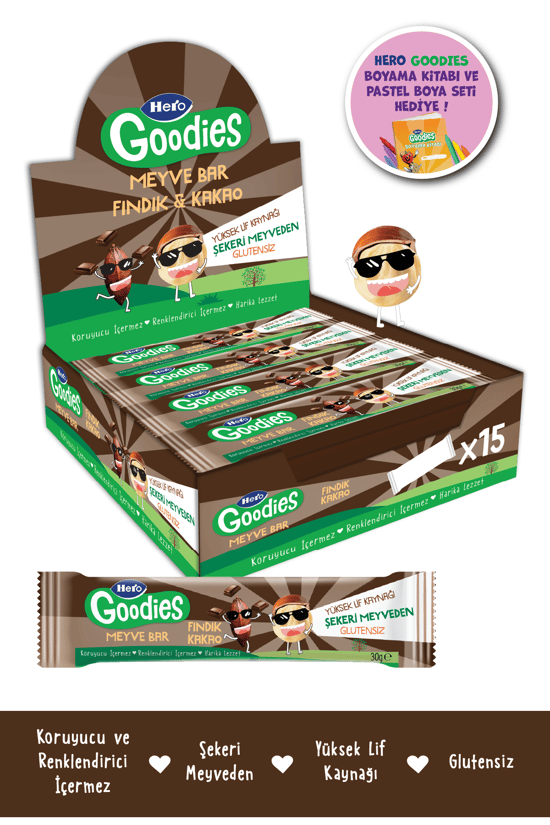 Hero Goodies Fin.kakao Meyve Bar