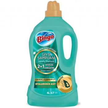 Bingo Giysi Şampuanı 2in1 Kolay Ütü 4 Lt
