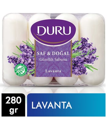 Duru Sabun 70 G X 4'lü Güzellik Saf & Doğal Lavanta