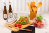 Crystal Ware F-402 ( 3pcs Set ) ( Yuvarlak & 4750ml ) Saklama Kabı ( Mika & Kristal Plastik ) ( 350ml & 1300 & 3100ml )
