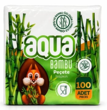 Aqua Pecete 100'lu Bambu (30x30)