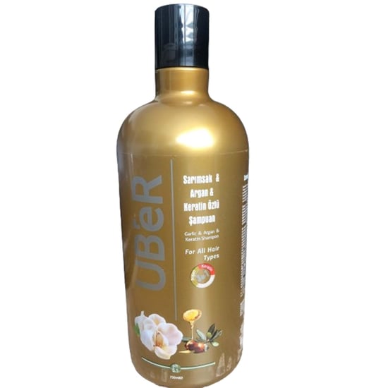 Uber Sarımsak Argan Keratin Özlü Şampuan 750Ml