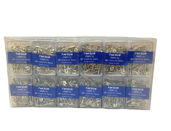 Taksun Safety Pins-958 ( 50pcs.pls.kutu ) (no-00") Mini Çengelli İğne