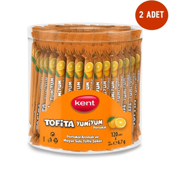 Tofita Yumiyum Portakallı 120'li Kavanoz - 2 Adet