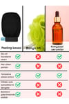 Siyah Lastikli Peeling Banyo Kesesi | Kolaylık Sağalyan Ergonomik Tutuş | Floş İpekten |