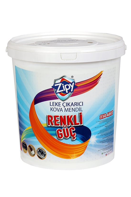 250 Adetli Leke Çıkarıcı Islak Kova Mendil