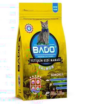 BADO 500 GR KEDİ MAMASI SOMONLU *12