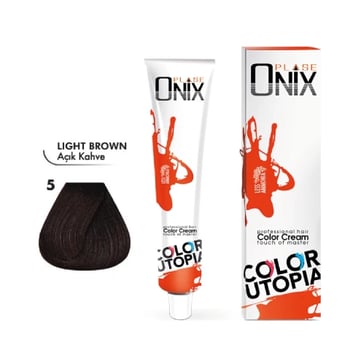 Morfose Onix Saç Boyası 5 Açık Kahve 60 Ml