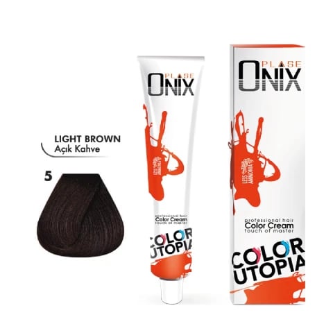 Morfose Onix Saç Boyası 5 Açık Kahve 60 Ml