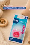 Wee Baby Akide Damaklı Silikon Emzik 6-18 Ay Pembe