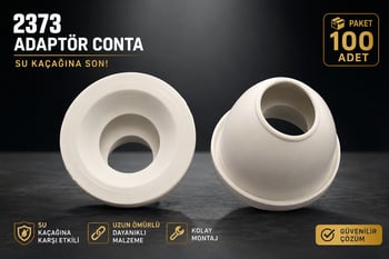 Hagiki Adaptör Conta Beyaz Top Conta