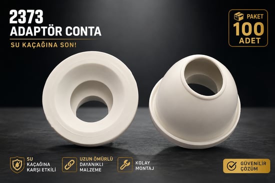 Hagiki Adaptör Conta Beyaz Top Conta