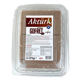 Akturk 475 Gr Kakaolu Gofret