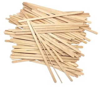 Bambu Çay Kahve Karıştırıcısı 400 Adet