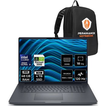 Dell Pro Max 18 Plus Core Ultra 9 285hx Rtx Pro 3000 Blackwell 12gb 48gb Ram 4tb Ssd 18" Qhd+ 120hz