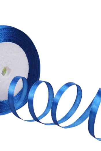 Saten Kurdele 6 Mm Petrol Mavisi 2 Metre