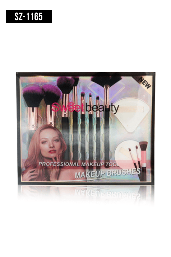 İthal Aksesuar Renkli Makyaj Fırçası Seti